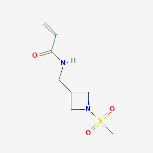 N-[(1-methanesulfonylazetidin-3-yl)methyl]prop-2-enamide