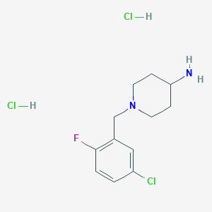 1-(5-Chloro-2-fluorobenzyl)piperidin-4-amine dihydrochloride