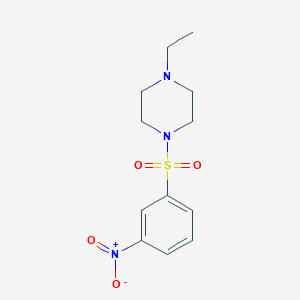 1-Ethyl-4-[(3-nitrophenyl)sulfonyl]piperazine