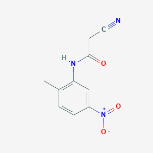 molecular formula C10H9N3O3 B2722944 2-氰基-N-(2-甲基-5-硝基苯基)乙酰胺 CAS No. 219618-09-4