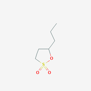 molecular formula C6H12O3S B2722974 5-Propyl-1,2-oxathiolane 2,2-dioxide CAS No. 4424-15-1