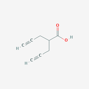 molecular formula C8H8O2 B2722986 2-(Prop-2-yn-1-yl)pent-4-ynoic acid CAS No. 65994-70-9