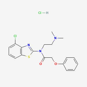 N-(4-chlorobenzo[d]thiazol-2-yl)-N-(2-(dimethylamino)ethyl)-2-phenoxyacetamide hydrochloride