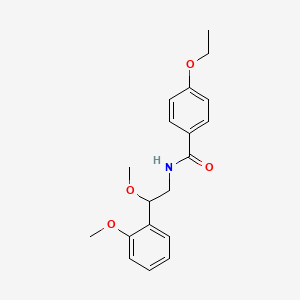 4-ethoxy-N-(2-methoxy-2-(2-methoxyphenyl)ethyl)benzamide