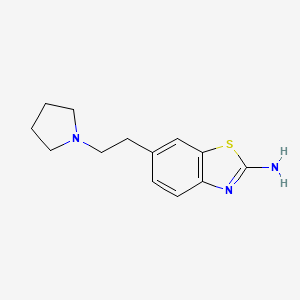 6-(2-(Pyrrolidin-1-yl)ethyl)benzo[d]thiazol-2-amine