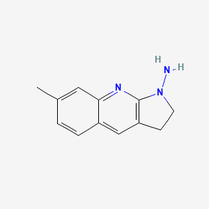 7-Methyl-2,3-dihydropyrrolo[2,3-b]quinolin-1-amine