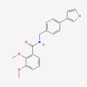 molecular formula C20H19NO4 B2723019 N-(4-(呋喃-3-基)苯甲基)-2,3-二甲氧基苯甲酰胺 CAS No. 2034297-04-4