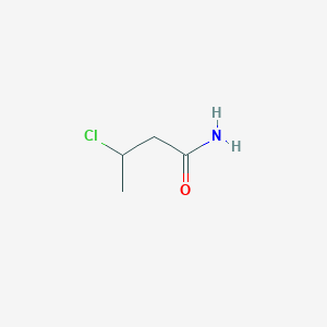 molecular formula C4H8ClNO B2723049 3-Chlorobutanamide CAS No. 500790-37-4