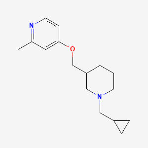 4-[[1-(Cyclopropylmethyl)piperidin-3-yl]methoxy]-2-methylpyridine