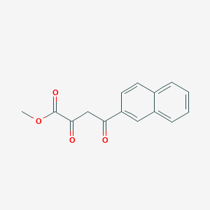 molecular formula C15H12O4 B2723069 甲基-4-(萘-2-基)-2,4-二氧代丁酸甲酯 CAS No. 144252-18-6