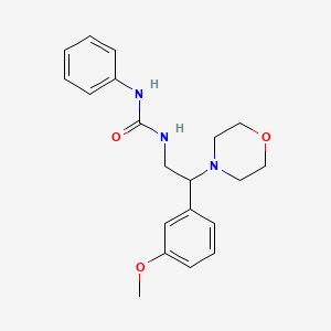 molecular formula C20H25N3O3 B2723075 1-(2-(3-Methoxyphenyl)-2-morpholinoethyl)-3-phenylurea CAS No. 942010-41-5