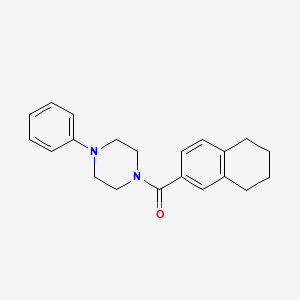 (4-Phenylpiperazin-1-yl)(5,6,7,8-tetrahydronaphthalen-2-yl)methanone