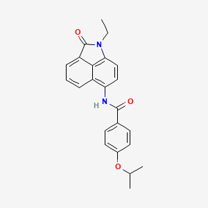 N-(1-ethyl-2-oxo-1,2-dihydrobenzo[cd]indol-6-yl)-4-isopropoxybenzamide
