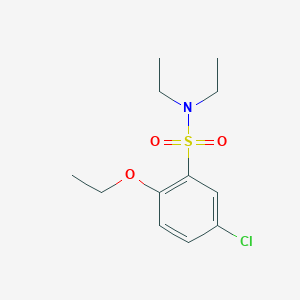 molecular formula C12H18ClNO3S B272311 5-chloro-2-ethoxy-N,N-diethylbenzenesulfonamide 