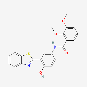 N-(3-(benzo[d]thiazol-2-yl)-4-hydroxyphenyl)-2,3-dimethoxybenzamide