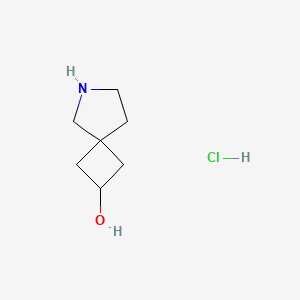 molecular formula C7H14ClNO B2723156 6-Azaspiro[3.4]octan-2-ol hydrochloride CAS No. 2027496-49-5