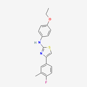 N-(4-ethoxyphenyl)-4-(4-fluoro-3-methylphenyl)-1,3-thiazol-2-amine