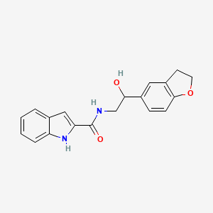 N-(2-(2,3-dihydrobenzofuran-5-yl)-2-hydroxyethyl)-1H-indole-2-carboxamide