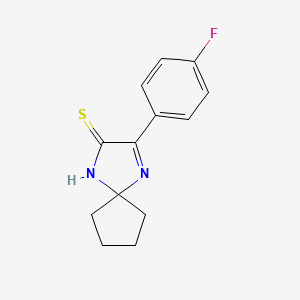 3-(4-Fluorophenyl)-1,4-diazaspiro[4.4]non-3-ene-2-thione