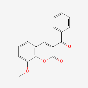 molecular formula C17H12O4 B2723234 3-benzoyl-8-methoxy-2H-chromen-2-one CAS No. 77819-95-5