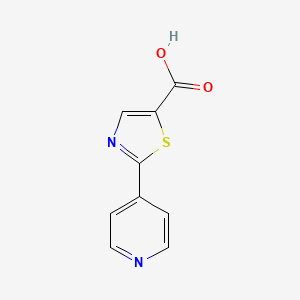 molecular formula C9H6N2O2S B2723277 2-(Pyridin-4-yl)-1,3-thiazole-5-carboxylic acid CAS No. 216867-46-8