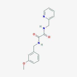 molecular formula C16H17N3O3 B2723317 N1-(3-methoxybenzyl)-N2-(pyridin-2-ylmethyl)oxalamide CAS No. 920417-64-7