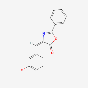 molecular formula C17H13NO3 B2723325 (4E)-4-(3-methoxybenzylidene)-2-phenyl-1,3-oxazol-5(4H)-one CAS No. 113697-03-3