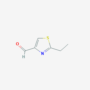 molecular formula C6H7NOS B2723340 2-Ethyl-1,3-thiazole-4-carbaldehyde CAS No. 433214-90-5