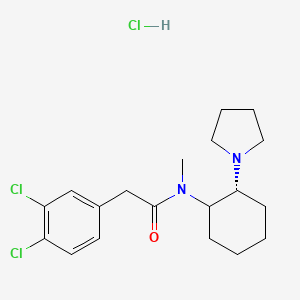 molecular formula C19H27Cl3N2O B2723343 U 50488 hydrochloride CAS No. 109620-49-7