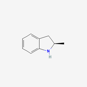 molecular formula C9H11N B2723357 (2R)-2-甲基-2,3-二氢-1H-吲哚 CAS No. 22160-13-0