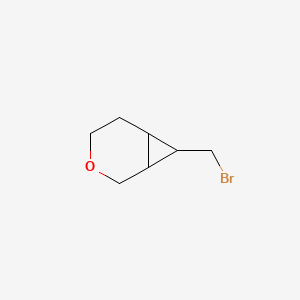 molecular formula C7H11BrO B2723373 7-(溴甲基)-3-氧杂双环[4.1.0]庚烷 CAS No. 2378502-36-2