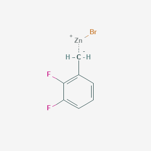 molecular formula C7H5BrF2Zn B2723387 2,3-二氟苯甲基锌溴化物 CAS No. 1390658-33-9