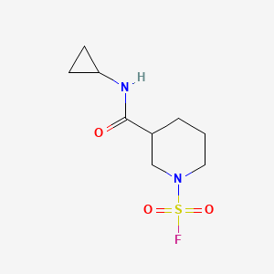 3-(Cyclopropylcarbamoyl)piperidine-1-sulfonyl fluoride