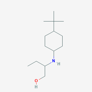 molecular formula C14H29NO B2723397 2-[(4-Tert-butylcyclohexyl)amino]butan-1-ol CAS No. 1431964-29-2; 957501-30-3