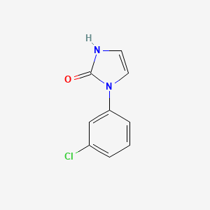 molecular formula C9H7ClN2O B2723403 1-(3-Chlorophenyl)-1H-imidazol-2(3H)-one CAS No. 109130-25-8