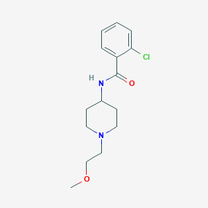 2-chloro-N-(1-(2-methoxyethyl)piperidin-4-yl)benzamide