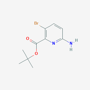 molecular formula C10H13BrN2O2 B2723408 tert-Butyl 6-amino-3-bromopicolinate CAS No. 2248311-39-7