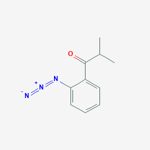 molecular formula C10H11N3O B2723424 1-(2-偶氮苯基)-2-甲基丙酮 CAS No. 74333-54-3