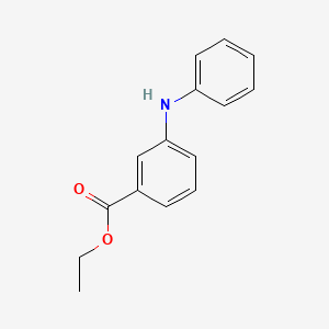 molecular formula C15H15NO2 B2723439 Ethyl 3-(phenylamino)benzoate CAS No. 1369265-53-1
