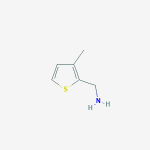 molecular formula C6H9NS B027235 (3-甲基噻吩-2-基)甲胺 CAS No. 104163-35-1