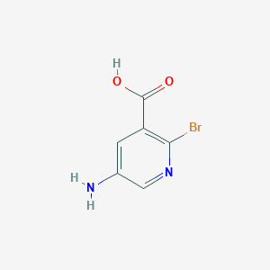 molecular formula C6H5BrN2O2 B2723508 5-氨基-2-溴烟酸 CAS No. 1706432-63-4