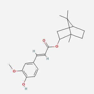 (4,7,7-trimethyl-3-bicyclo[2.2.1]heptanyl) (E)-3-(4-hydroxy-3-methoxyphenyl)prop-2-enoate