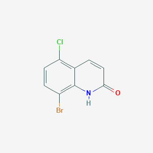 molecular formula C9H5BrClNO B2723539 8-Bromo-5-chloro-1,2-dihydroquinolin-2-one CAS No. 1508619-42-8