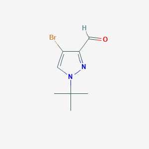 4-Bromo-1-tert-butylpyrazole-3-carbaldehyde