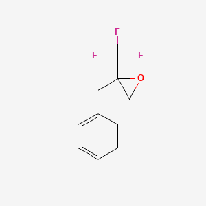 molecular formula C10H9F3O B2723607 2-Benzyl-2-(trifluoromethyl)oxirane CAS No. 2248377-01-5
