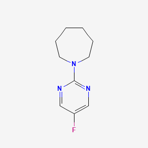 molecular formula C10H14FN3 B2723664 1-(5-氟嘧啶-2-基)氮代辛烷 CAS No. 1862729-62-1