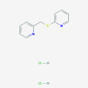 molecular formula C11H12Cl2N2S B2723672 2-((吡啶-2-基甲基)硫代)吡啶二盐酸盐 CAS No. 88594-57-4
