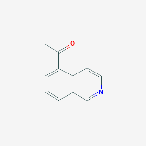 molecular formula C11H9NO B2723675 1-(异喹啉-5-基)乙酮 CAS No. 54415-44-0