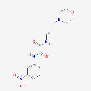 molecular formula C15H20N4O5 B2723698 N-(3-吗啉-4-基丙基)-N'-(3-硝基苯基)肼酰胺 CAS No. 941945-88-6