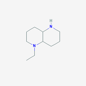 molecular formula C10H20N2 B2723703 5-Ethyl-2,3,4,4a,6,7,8,8a-octahydro-1H-1,5-naphthyridine CAS No. 1379215-45-8